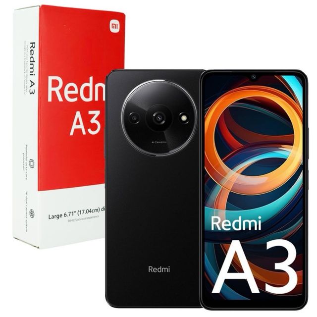 Redmi A3 Smartphone - Nero/Verde