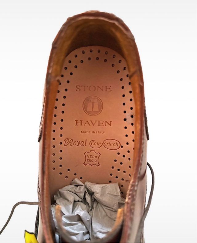 Scarpe Derby Uomo Marrone Stone Haven