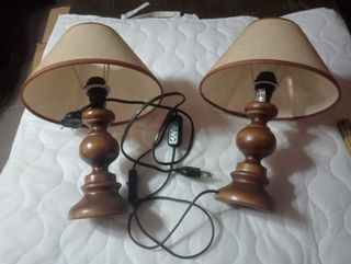 2 abbagiur da Tavolo in Legno