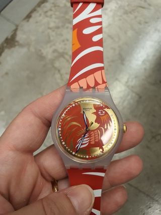 Orologio Swatch SUOZ226 Rocking Rooster Watch