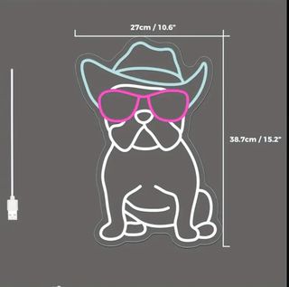 Lampada Neon LED -BULLDOG- Fashion