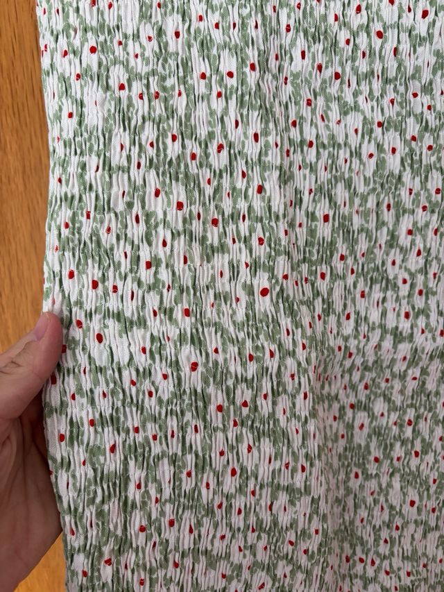 Vestido midi flores - Talla S