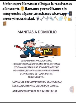 Manitas a domicilio: reparaciones hogar