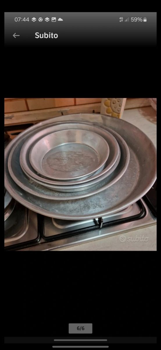 Set teglie alluminio - cucina