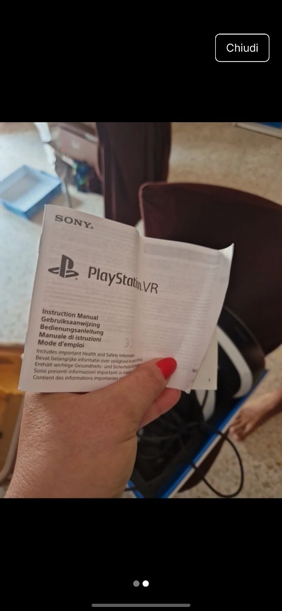 Visore VR Playstation 4