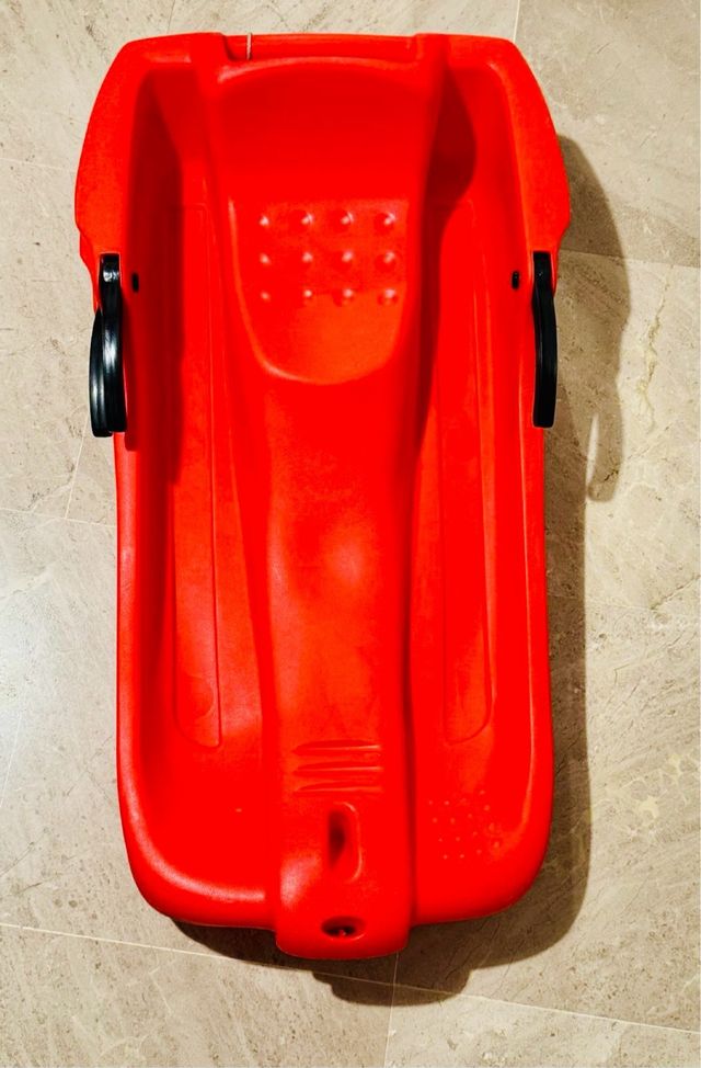 Trineo nieve infantil rojo