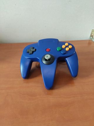 Mando de Juego Clásico N64 para USB A PC/Mac, Azul