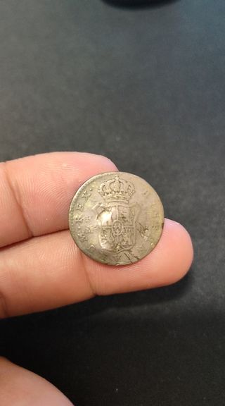Moneda plata 1 Real Carlos III (1787)