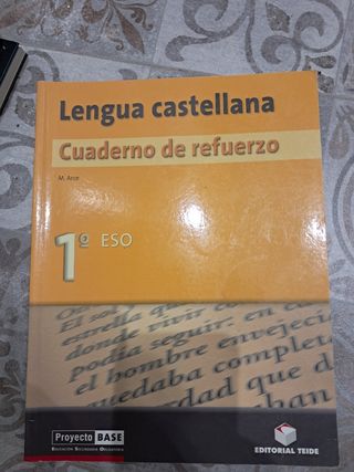 Cuaderno de refuerzo. Lengua castellana 1º ESO