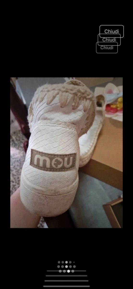 Stivaletti estivi beige/bianco