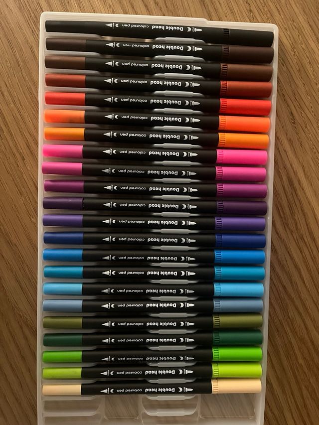 Rotuladores Doble Punta - 24uds