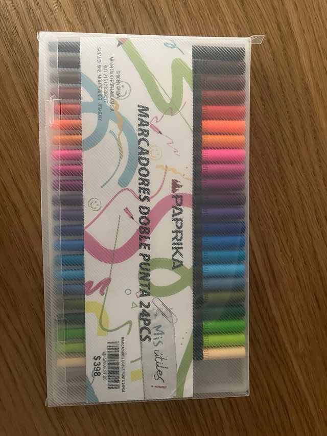 Rotuladores Doble Punta - 24uds