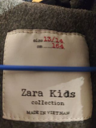 Cazadora Zara niño 13-14 años - negra