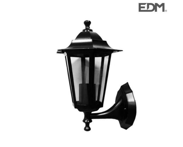 Foco de pared EDM - Negro