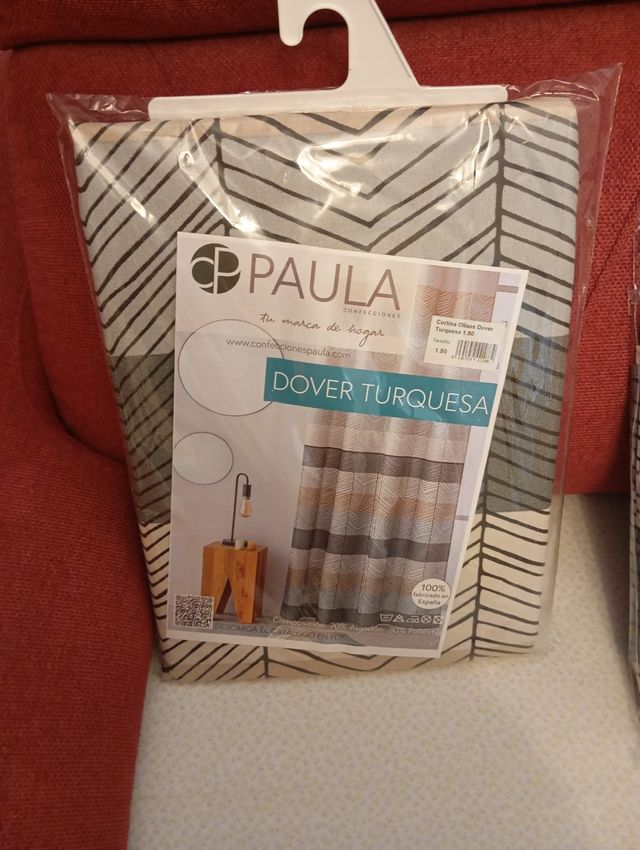 Cortinas Dover Turquesa - Paula Confecciones,