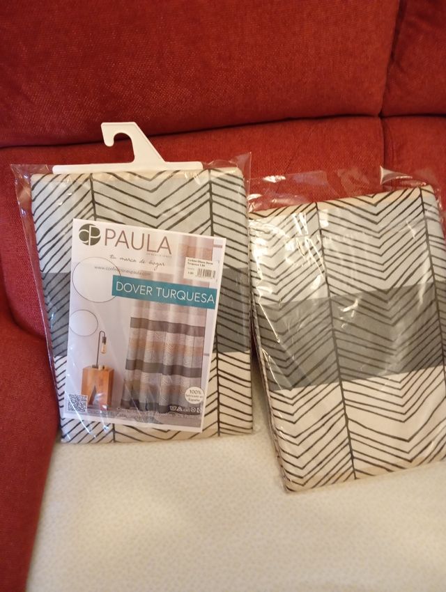 Cortinas Dover Turquesa - Paula Confecciones,