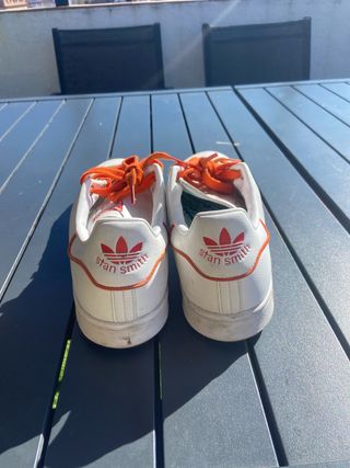 Adidas Stan Smith 46 - Naranja/Blanco