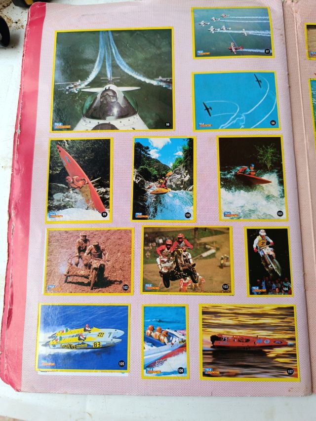 Carpeta cromos amantes riesgo