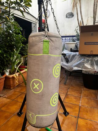 Saco boxeo Domyos - Gris