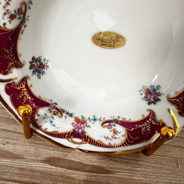 Tigela de porcelana Limoges França