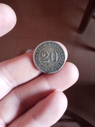 20 Centesimi 1895 Regno d'Italia