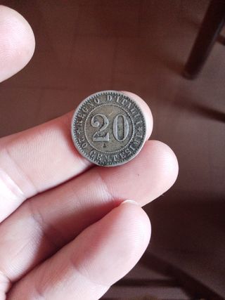 20 Centesimi 1895 Regno d'Italia