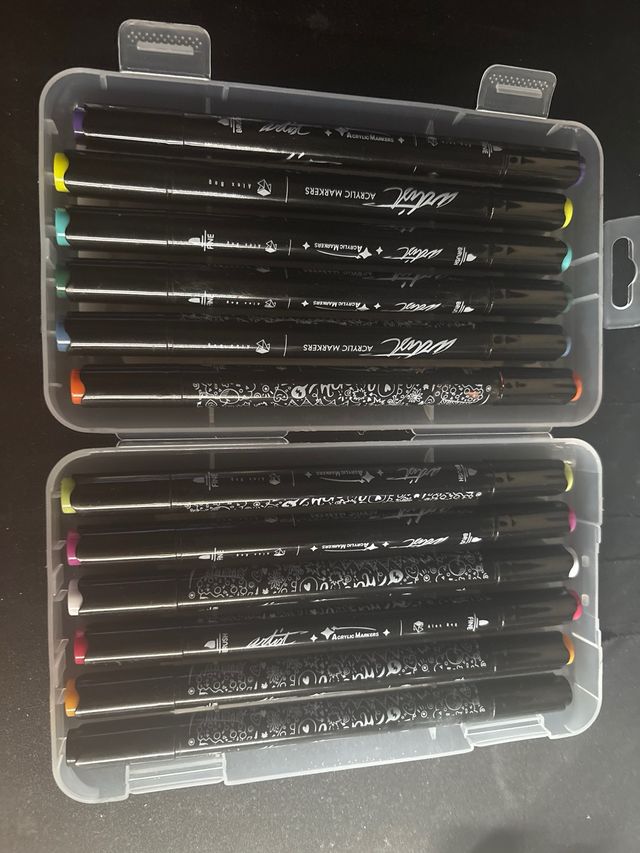 Rotuladores Acrílicos Artist - 12 Colores