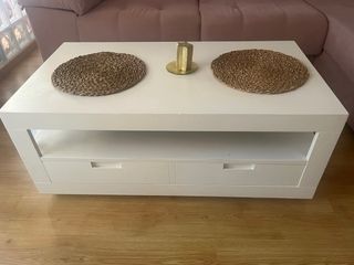 Mueble salón blanco - madera