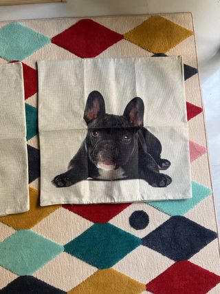 Fundas cojines perros - 3 uds