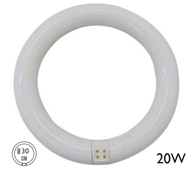 Tubo fluorescente circular 20W - 30cm
