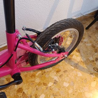 Bicicleta niña B-PRO 14" rosa