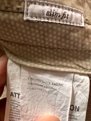 Pantaloni beige Conbipel uomo