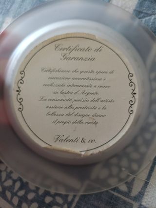 Piatto argento Valenti & C. - Angelo