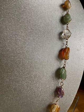 Collana lunga con Mix di pietre naturali