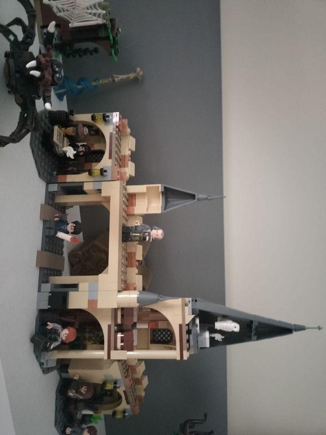 Harry Potter lego árbol, araña, castillo