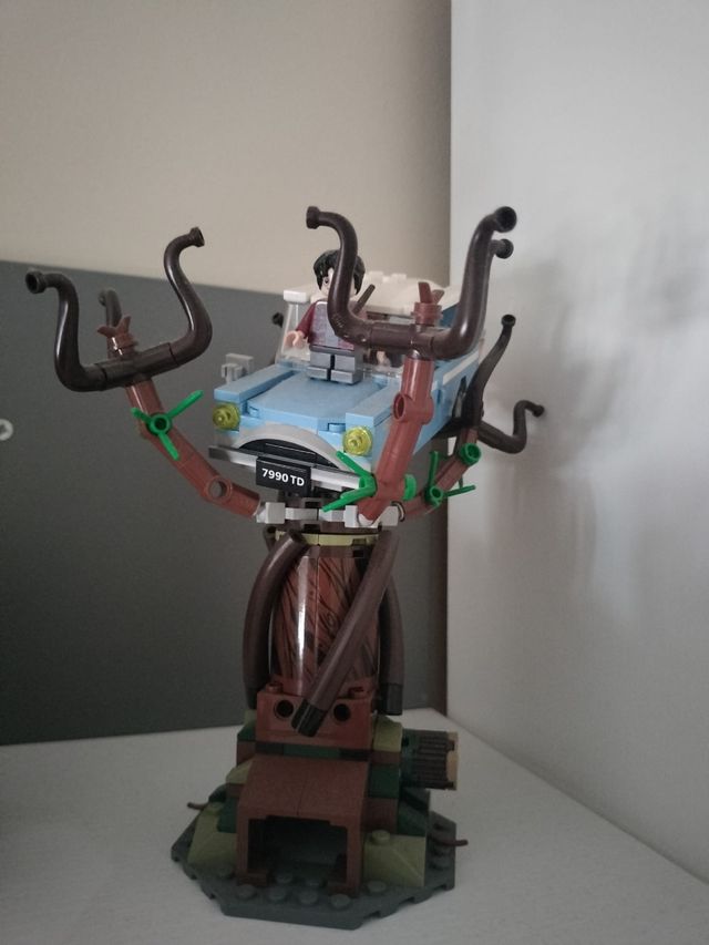 Harry Potter lego árbol, araña, castillo