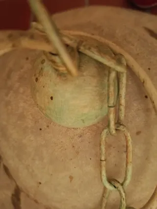 Lampadario vintage vetro