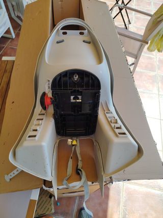 Silla porta bici bebé