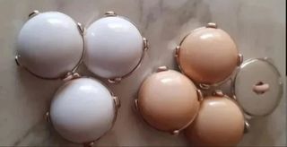 Lote 6 botones metal- 7 modelos