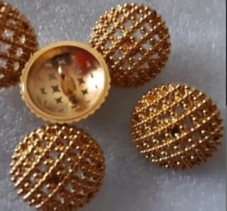 Lote 6 botones metal- 7 modelos