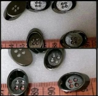 Lote 6 botones metal- 7 modelos