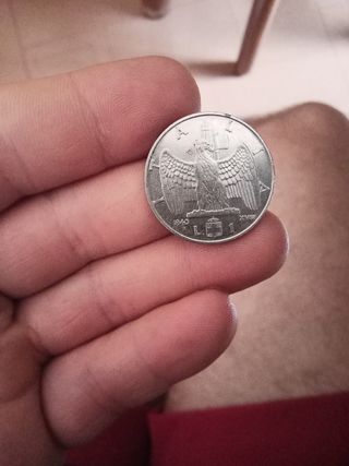 1 Lira 1940 4 barrette Regno d'Italia rarissima r2