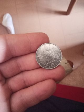 1 Lira 1940 4 barrette Regno d'Italia rarissima r2