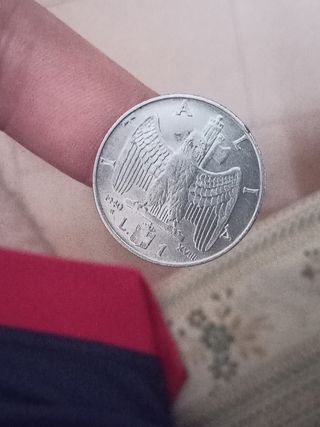 1 Lira 1940 4 barrette Regno d'Italia rarissima r2