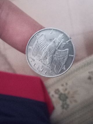 1 Lira 1940 4 barrette Regno d'Italia rarissima r2