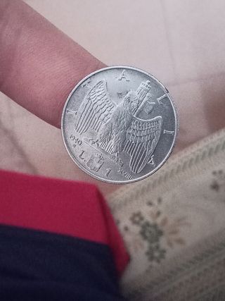 1 Lira 1940 4 barrette Regno d'Italia rarissima r2