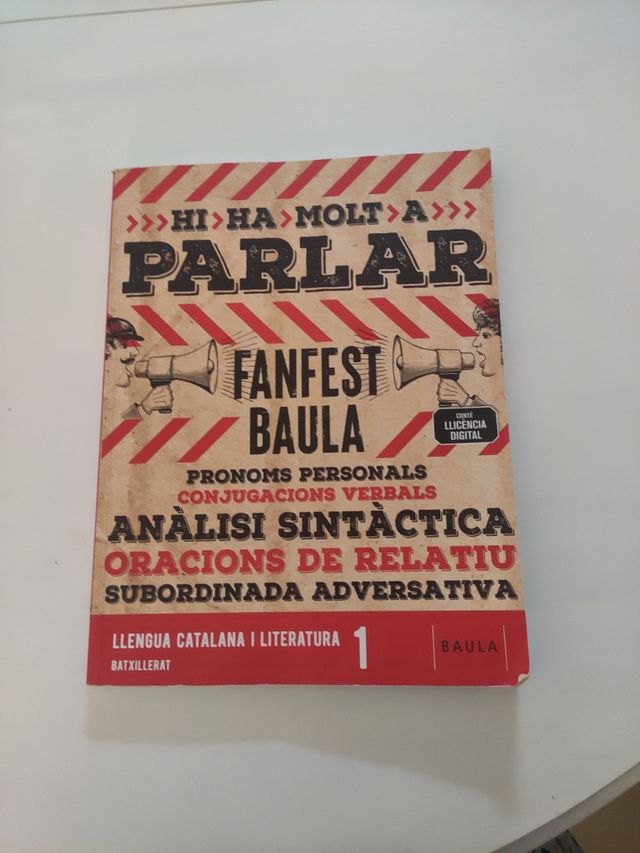 Llengua catalana i literatura 1r Batxillerat LA...