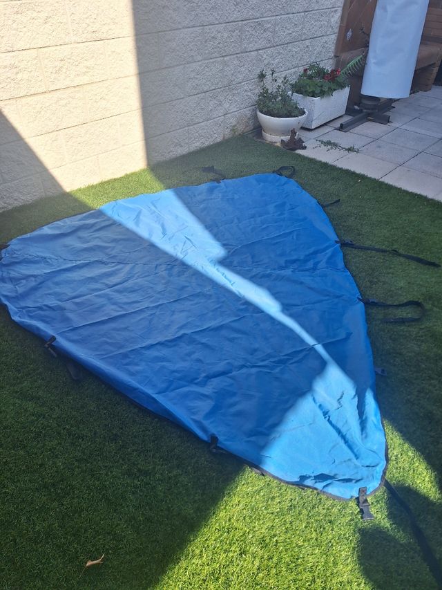 Parasol barco - Lona azul 175x240cm