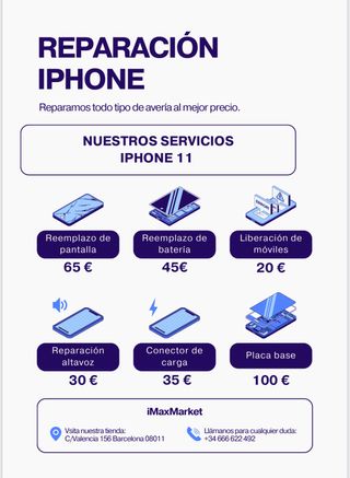 Reparación iPhone 11
