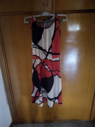 Vestito Pittarello rosso-panna nero S/M